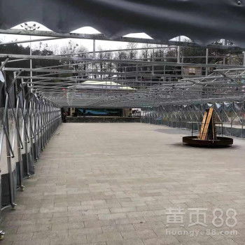 【漳州薌城輪式遮陽雨棚球場伸縮篷移動推拉蓬】- 